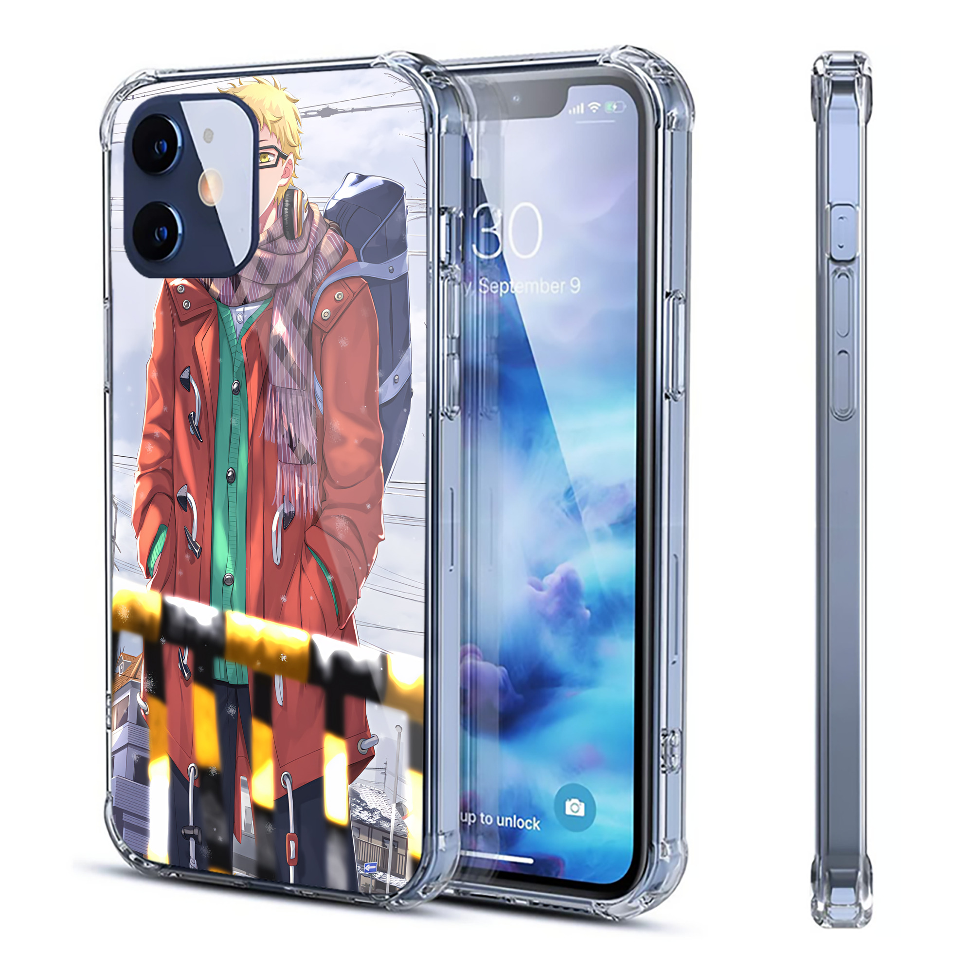 （画像用） ハイキュー!! Haikyu!! 【iPhone 12シリーズ対応】透明スマホケース（クリアソフトケース）